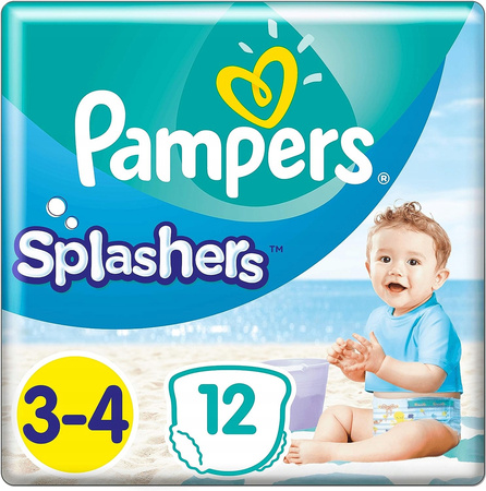 Pieluszki Pampers Splashers R. 3-4; 6-11kg 12szt